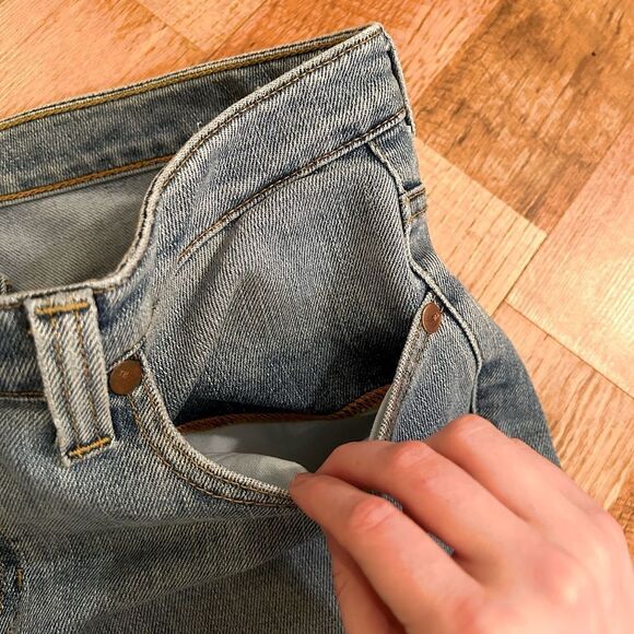 Tommy Hilfiger Women’s Size 14 Hipster Denim Cotton Light Blue Jeans - Picture 3 of 11